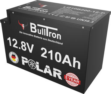 BULLTRON LIFEPO4 POLAR 210AH 12V AKKU MIT BMS BLUETOOTH und Heizung