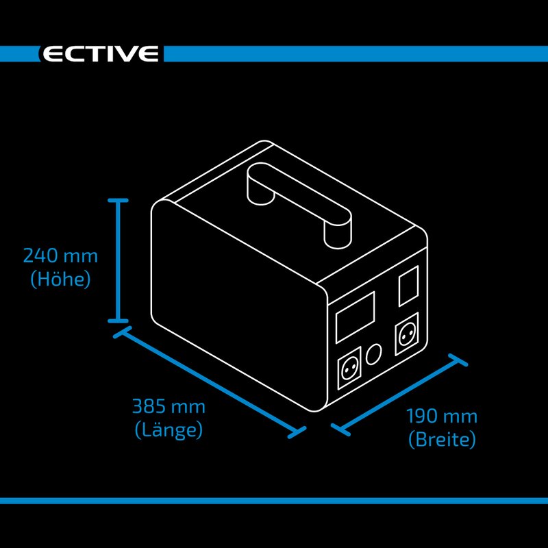 Ective POWERSTATION BLACKBOX 10 /1000W