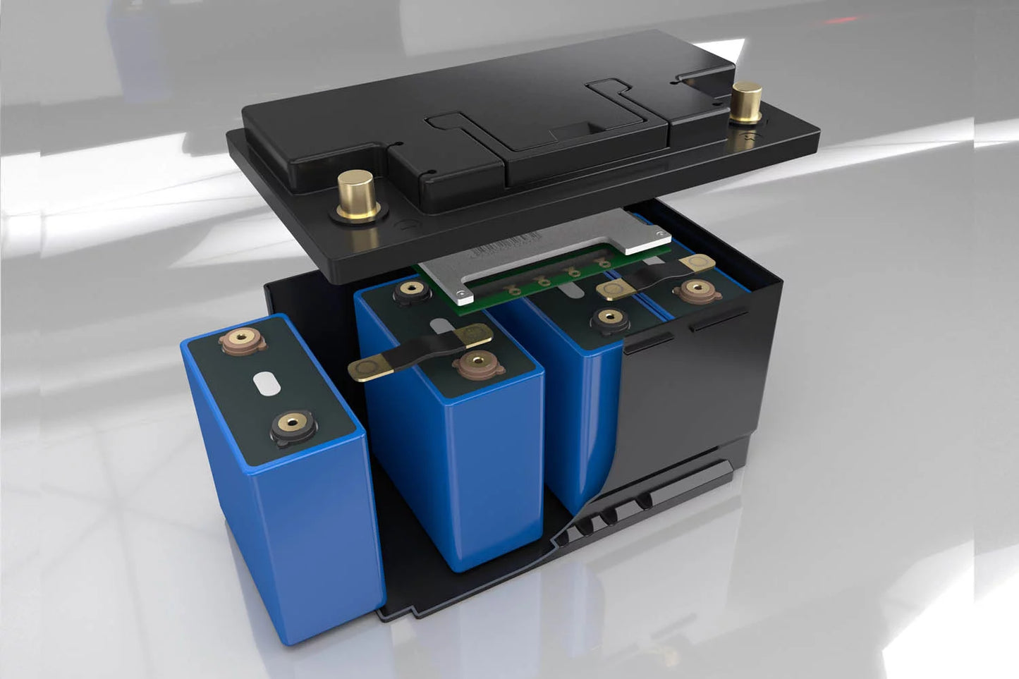 Forster 12,8V Lithium 150Ah LiFePO4 Premium Batterie | 200A-BMS-2.0 | Ducato Ford PSA | 1920Wh | IP67