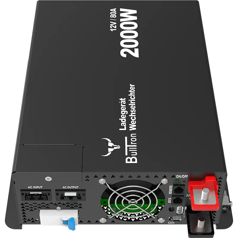 Bulltron 2000W/80A Kombi-Wechselrichter 12V/230V