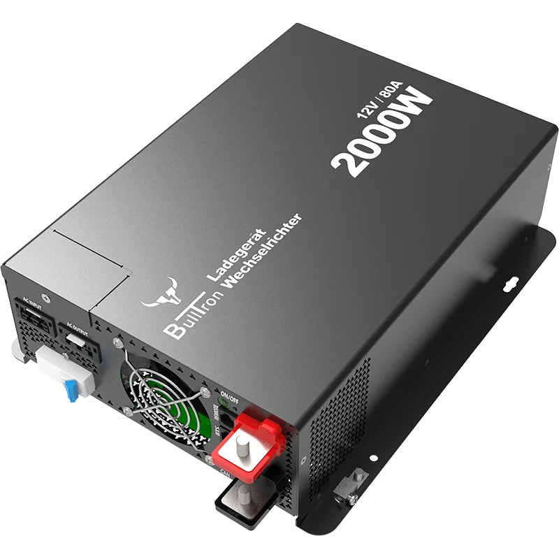Bulltron 2000W/80A Kombi-Wechselrichter 12V/230V