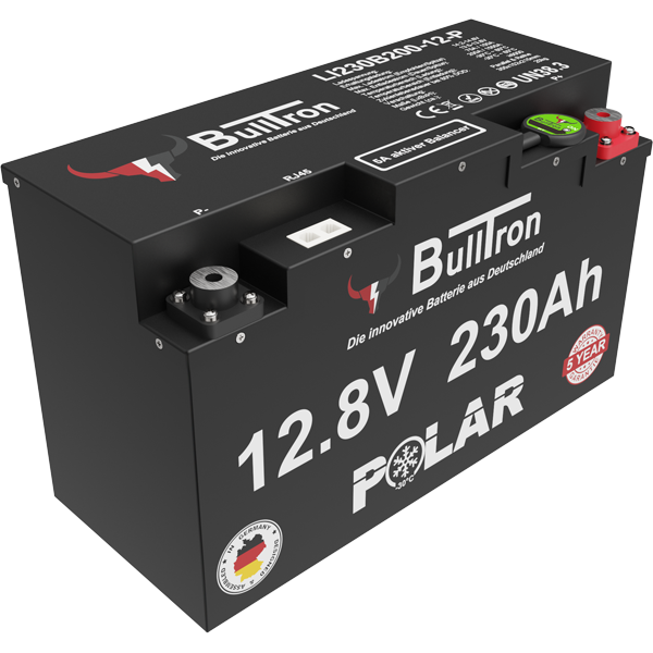 BULLTRON LIFEPO4 POLAR 230AH 12V AKKU MIT BMS BLUETOOTH und Heizung