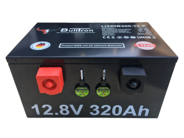 BULLTRON LIFEPO4 POLAR 320AH 12V AKKU MIT Smart Doppel BMS BLUETOOTH und Heizung