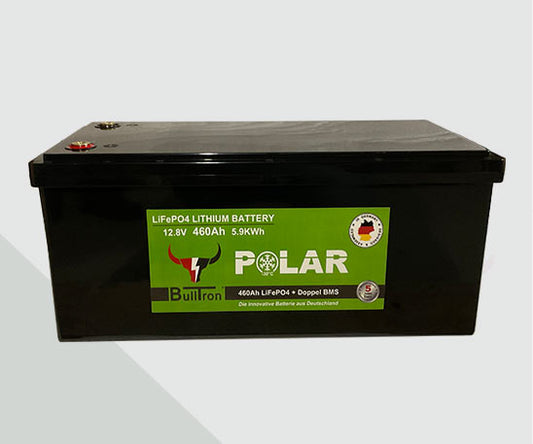 BULLTRON  Polar 460 Ah LiFePO4 12.8V Akku mit Smart Doppel-BMS, Bluetooth App und Heizung