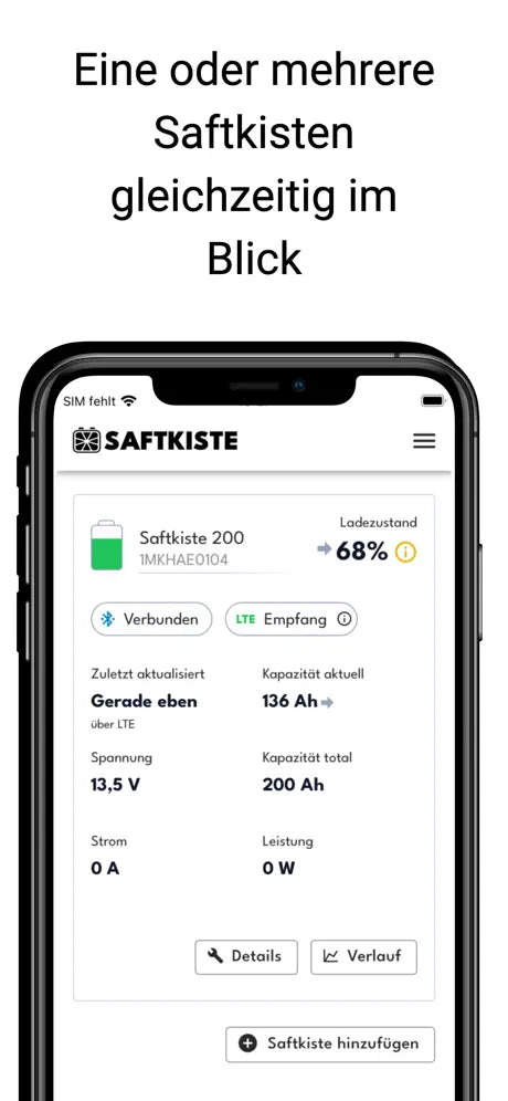 Saftkiste 200 / LiFePO4-Akku mit 200 Ah