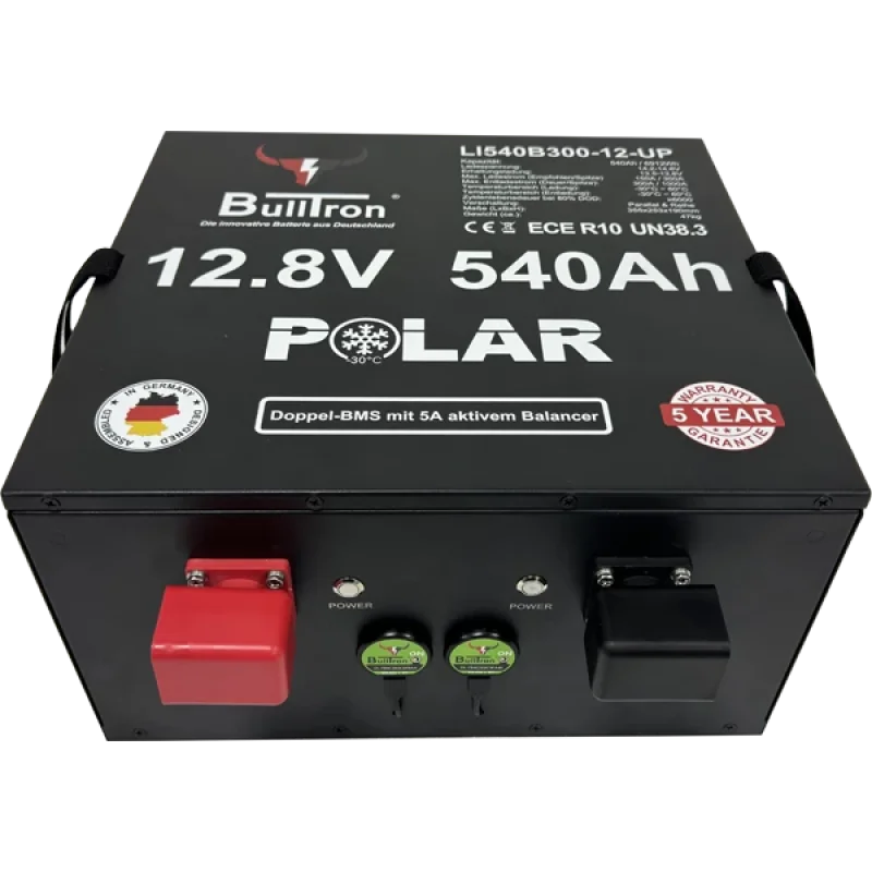 BullTron LiFePO4  12V 540Ah Untersitz Polar