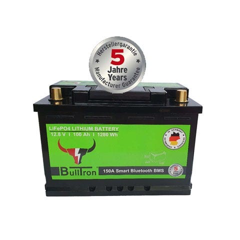 BULLTRON LIFEPO4 POLAR 105AH 12V AKKU MIT BMS BLUETOOTH und Heizung
