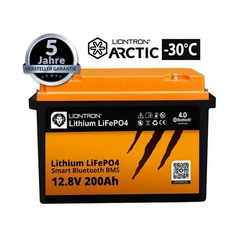 LIONTRON LIFEPO4 12,8V 200AH LX ARCTIC BMS MIT BLUETOOTH