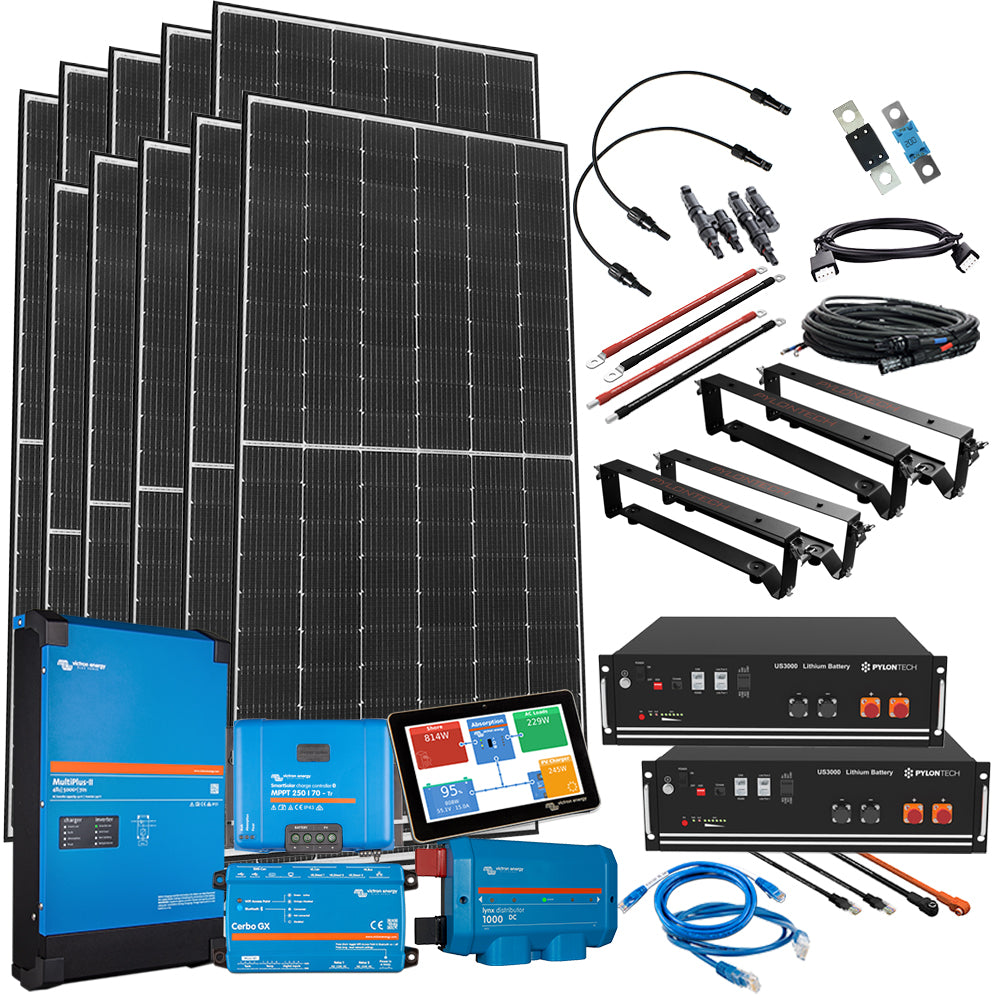 Offgridtec HomePremium M USV Solaranlage 4150Wp 7kWh LiFePo4 Speicher 1-phasig