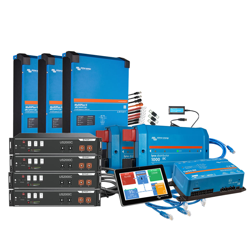 Offgridtec Backup-Kit 3-phasig 9,6kWh mit Pylontech US2000C Akku