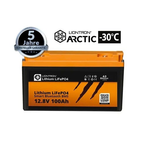 LIONTRON LIFEPO4 12,8V 100AH LX ARCTIC BMS MIT BLUETOOTH