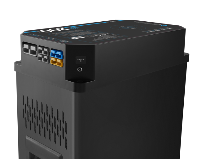 ECTIVE AccuBox 200s tragbare Stromversorgung - Modell 2023 - mit 200Ah Lithium Batterie, integriertem Wechselrichter und MPPT