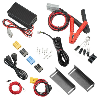 ECTIVE AccuBox 120s tragbare Stromversorgung - Modell 2023 - mit 120Ah Lithium Batterie, integriertem Wechselrichter und MPPT