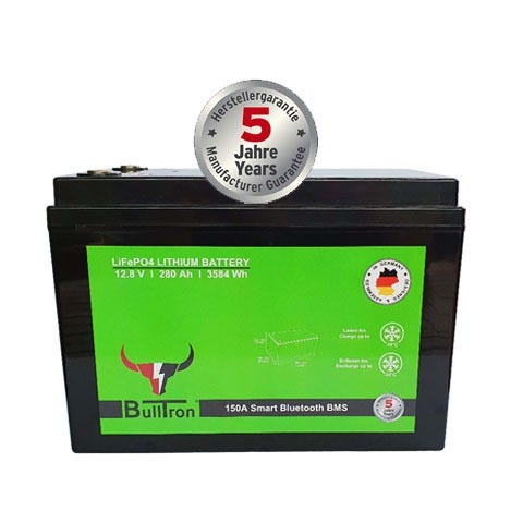 BULLTRON LIFEPO4 POLAR 280AH Marathon 12V AKKU MIT BMS BLUETOOTH und Heizung