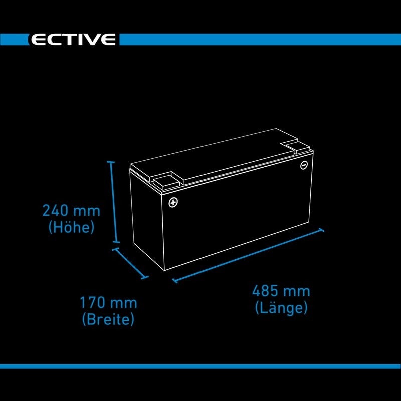 ECTIVE LC 200 LT LFP 12V LiFePO4 Lithium 200 Ah
