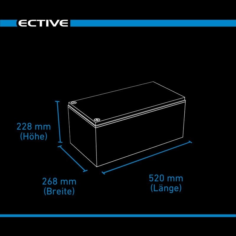 ECTIVE LC 300 LT LFP 12V LiFePO4 Lithium 300 Ah